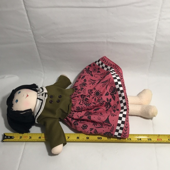 MARY ENGELBREIT Vintage 1990s Megan Cloth Doll w/ Dress and Sweater Outfit - Picture 6 of 6